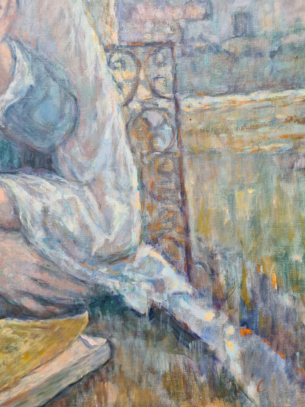Mother And Child, Oil Painting On Canvas, Modern Figurative, Late 20th Century1986 By Ulla Fribrock photo buy