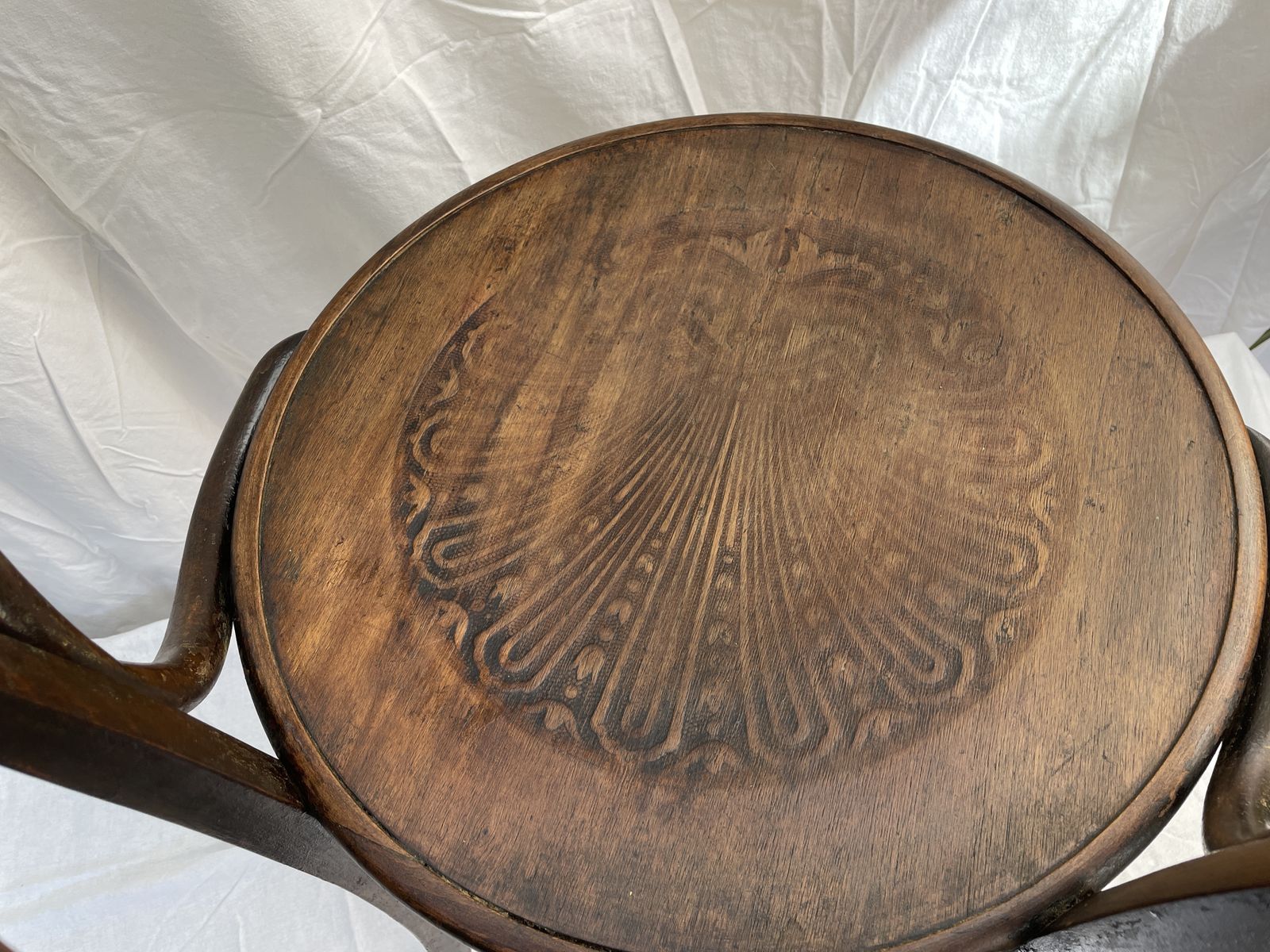 Art Nouveau Bistro Cafe Bentwood Armchair photo buy