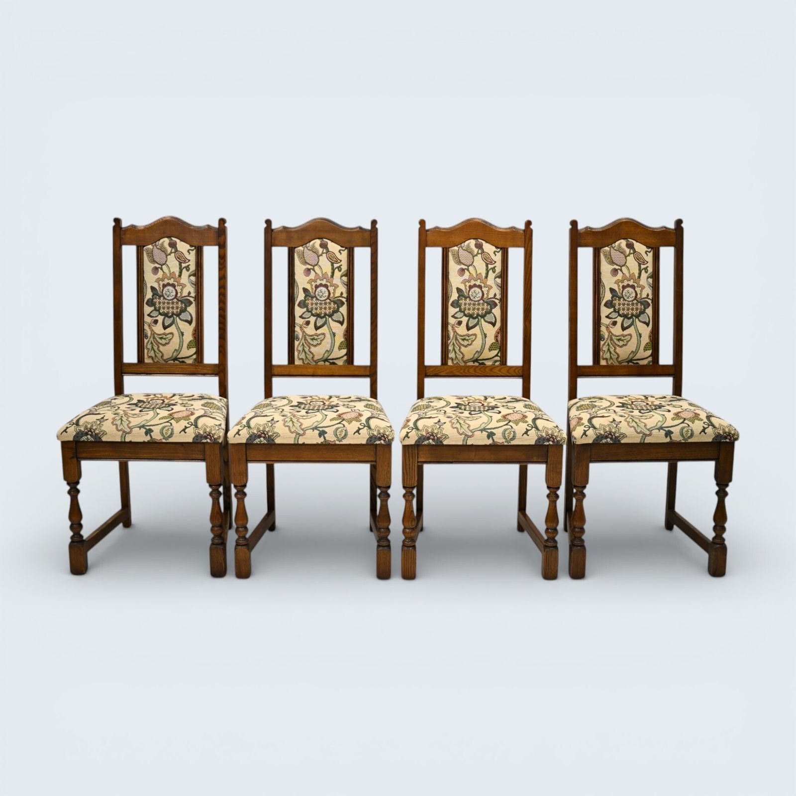 4 Old Charm Oak Dining Chairs Lancaster Light Oak Finish Free Uk Delivery* photo furniture
