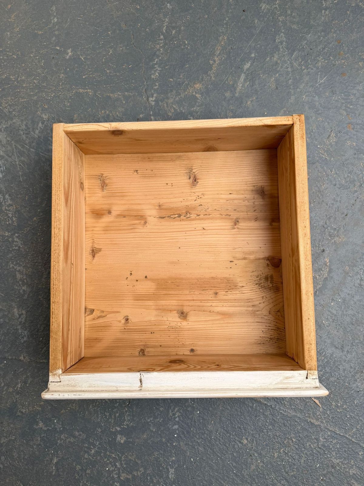 photo furniture An Originally Painted White Hungarian Victorian Pine Shop Fitting