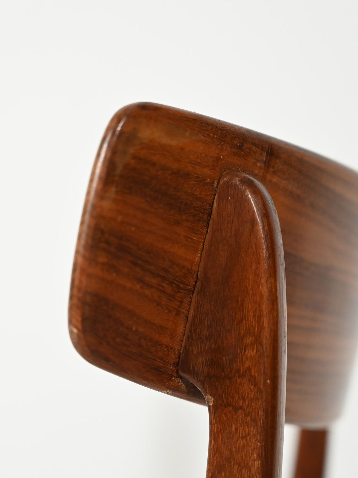 photo vintage Set Van Zes Scandinavische Teakhouten Stoelen, Ca. Jaren 1960