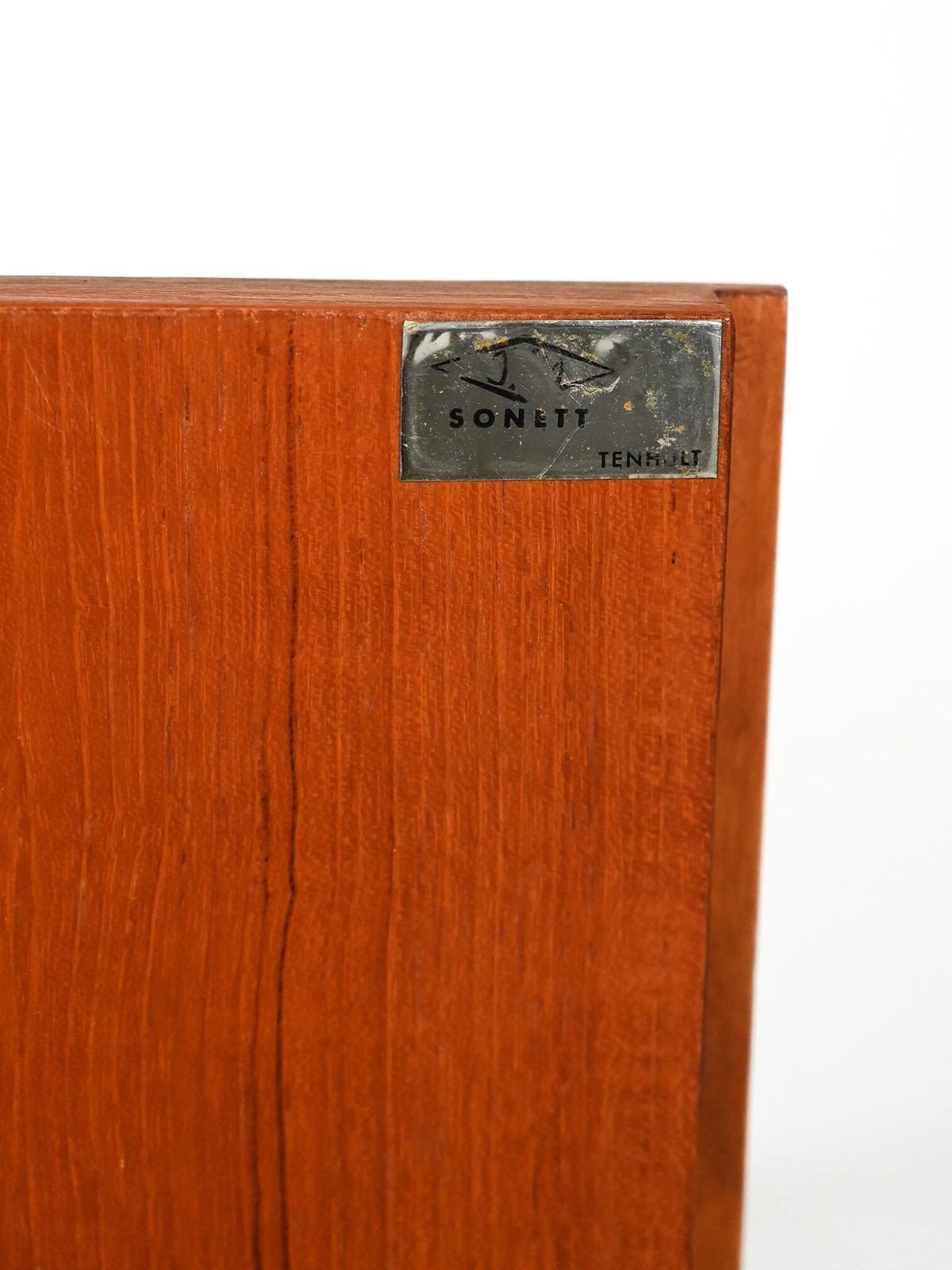 Scandinavian Sonett Teak And Oak Cabinet, 1960s photo vintage