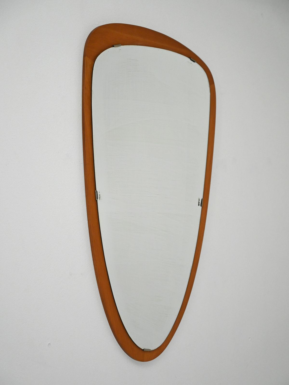 Scandinavian Teardrop Mirror From The 1950s And 1960s