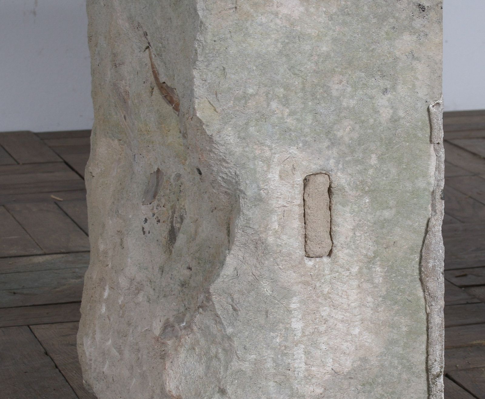 Reclaimed Yorkstone Carved Stone Coffee Table Garden Feature photo Garden Furniture