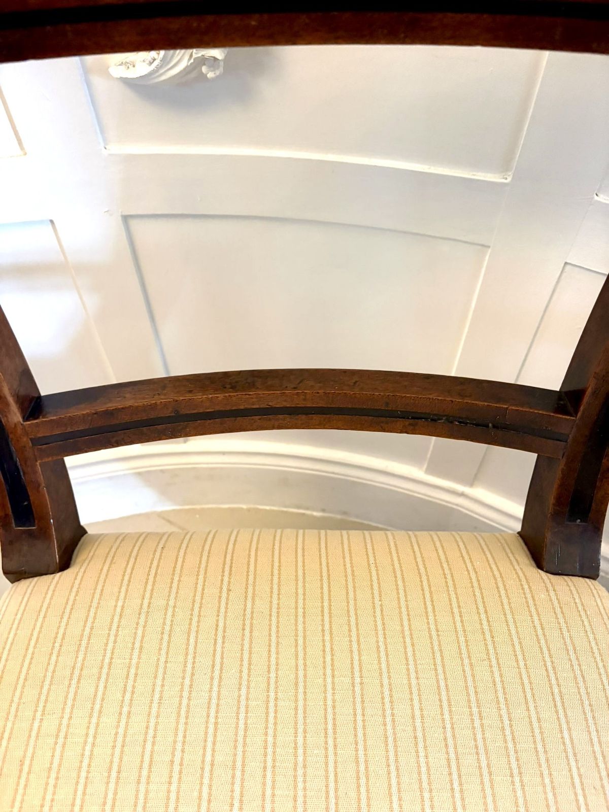 Antique English 19th Century Mahogany Klismos Dining Side Chairs – Pair photo buy