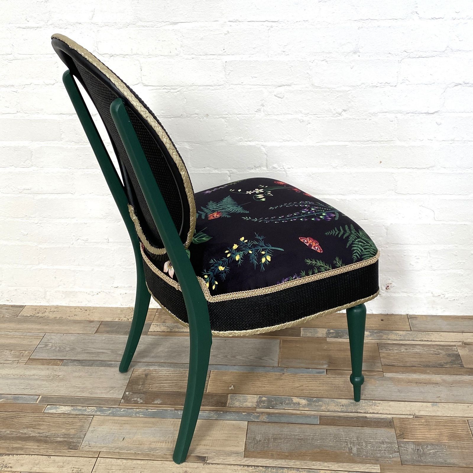 French Style Lloyd Loom Chair, 1950s photo vinterior