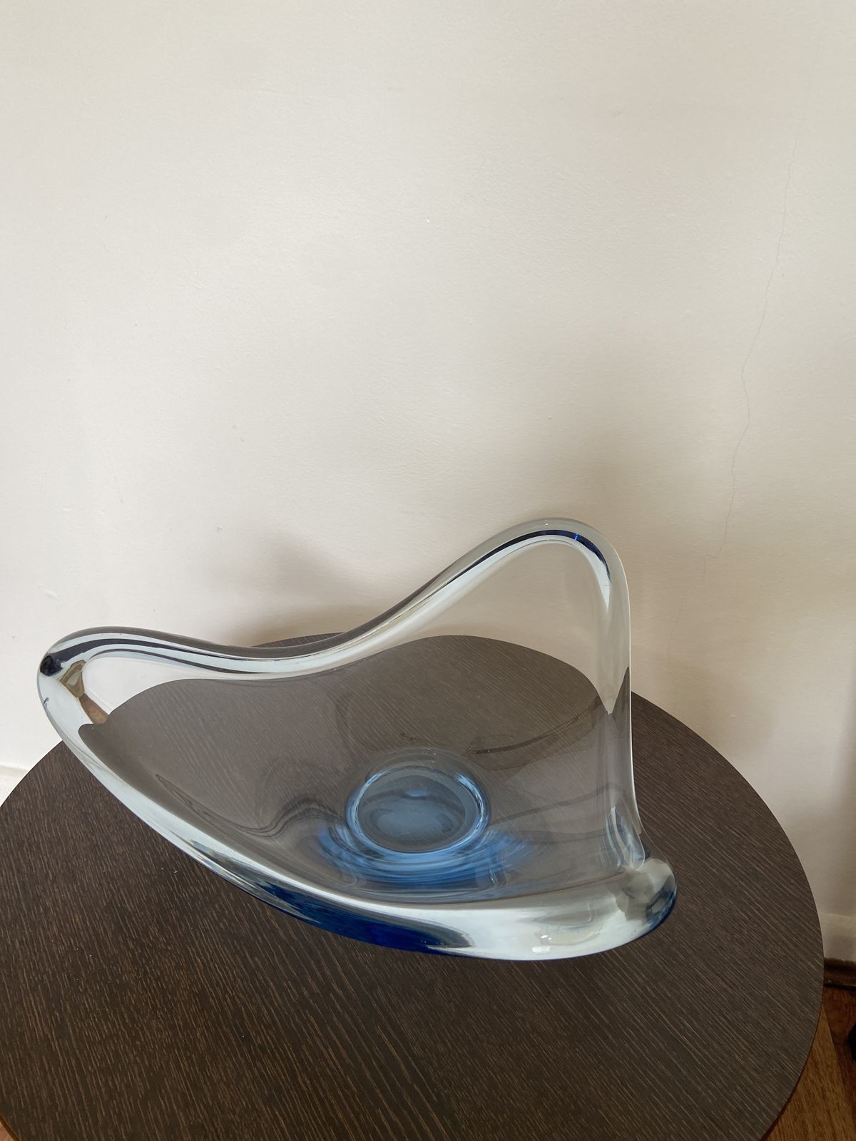 Large Modernist 60’s Glass Bowl By Per Lütken.