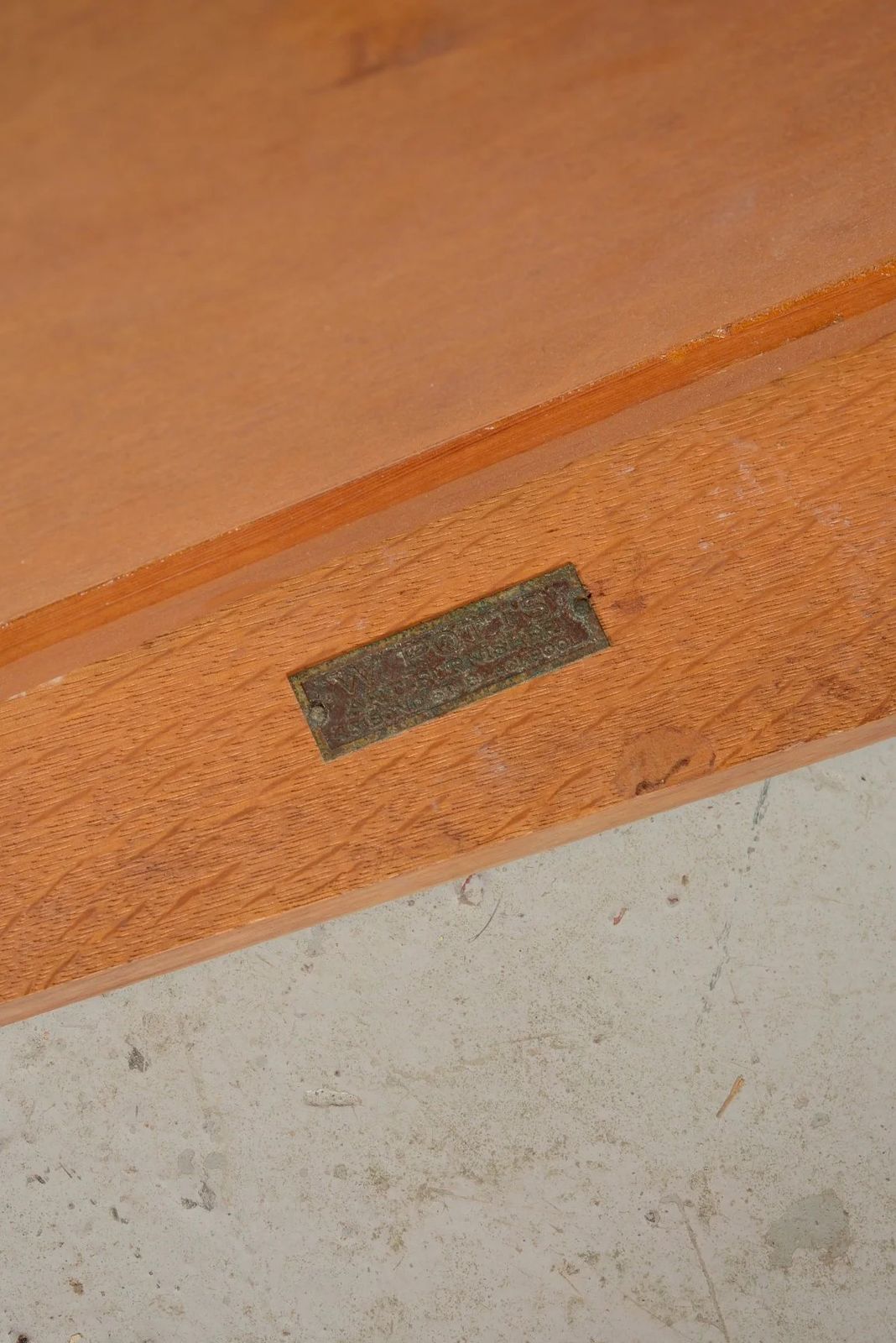 A Heal's Style Pale Oak Stool By Good Furniture Units Ltd.   C.1930 photo 150.0