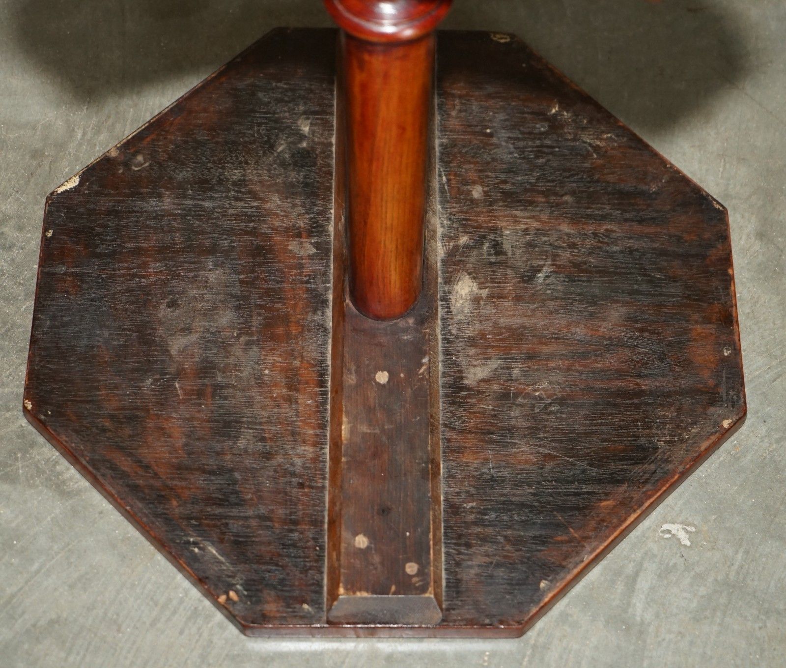 photo buy Fully Restored Sublime Antique Circa 1880 Mahogany Inlaid Tripod Side Lamp Table