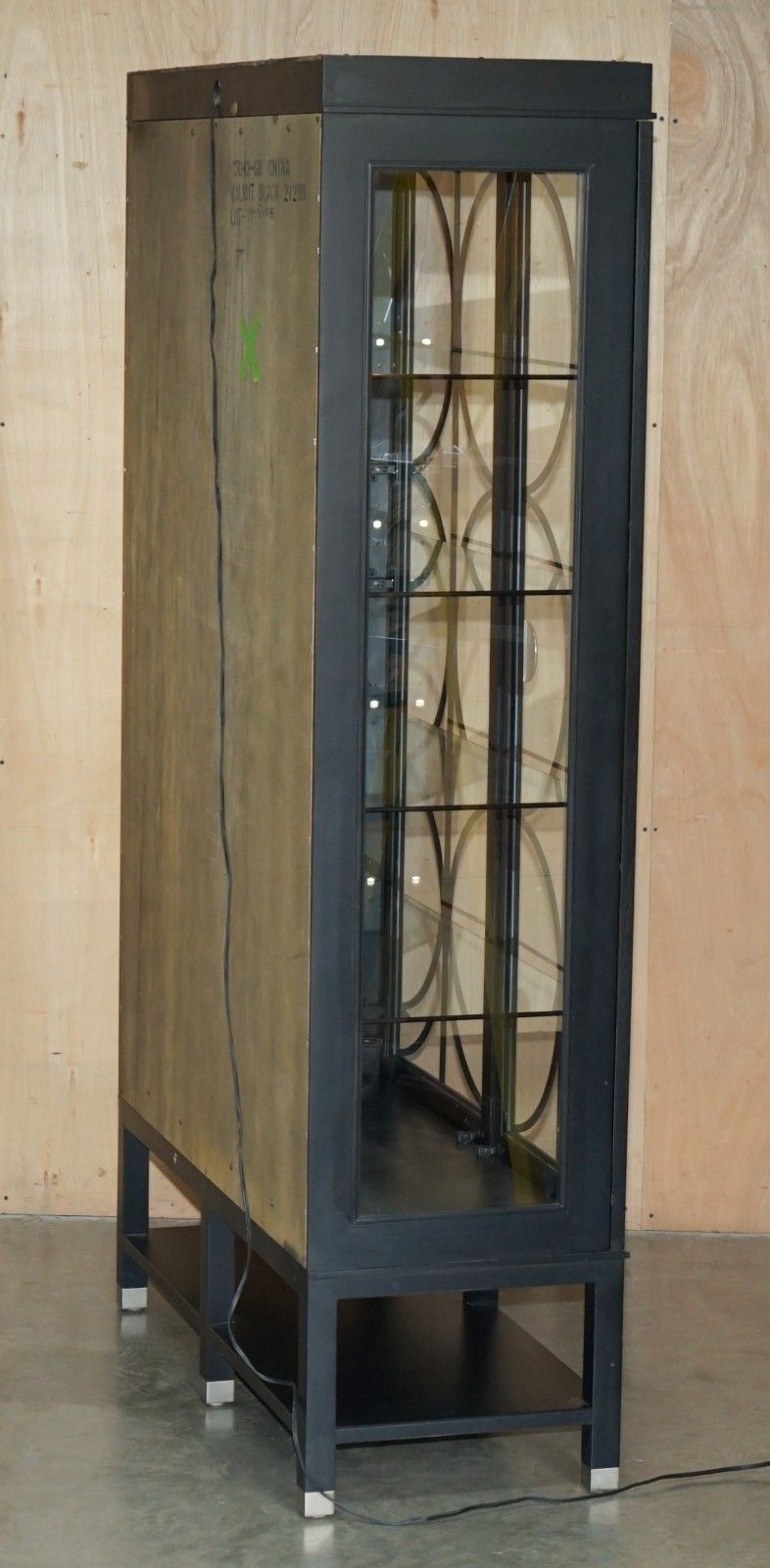 Furniture Ralph Lauren Bel Air Collection Glazed Illiminated Display Cabinet Bookcase photo