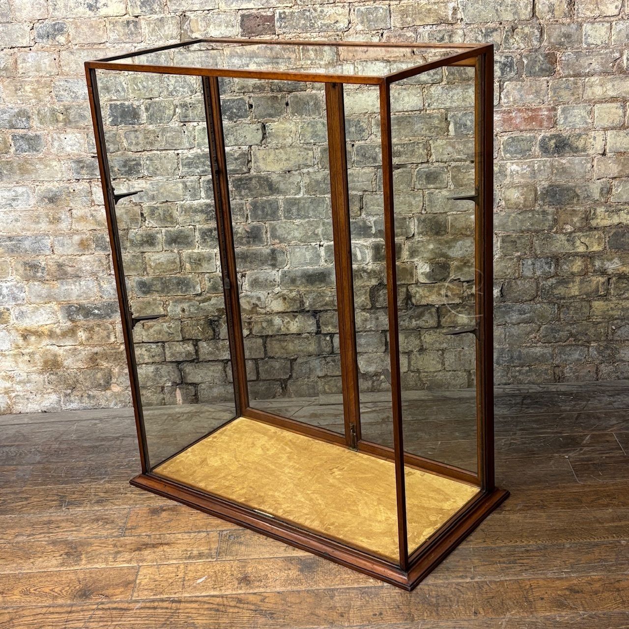 1920s F. Sage & Co. Mahogany Shop Display Cabinet