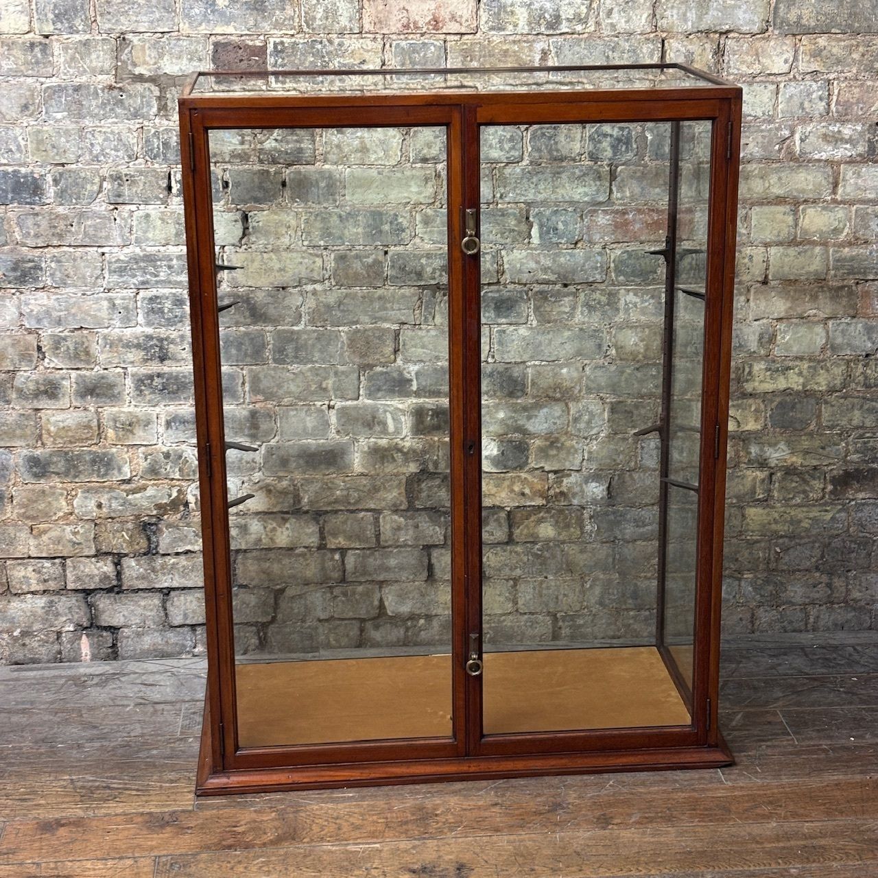 photo for sale 1920s F. Sage & Co. Mahogany Shop Display Cabinet