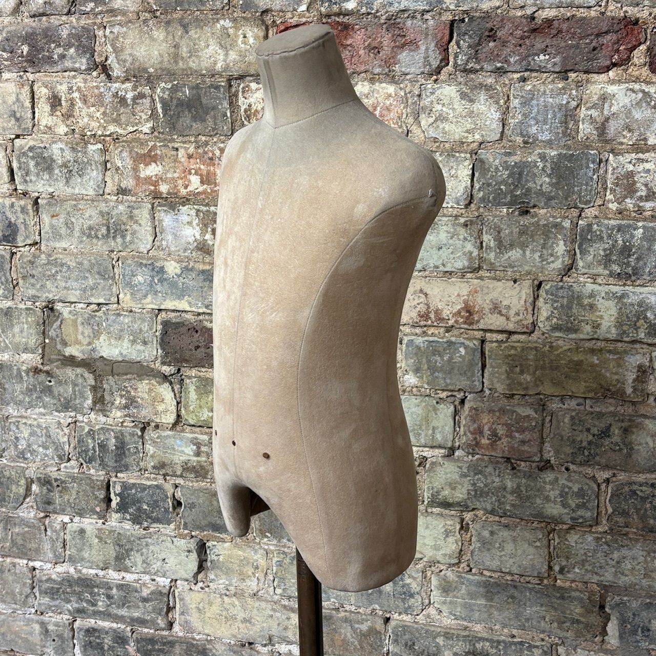 1920s Child’s Tailor’s Mannequin On Cast Iron Adjustable Stand photo Home Decor