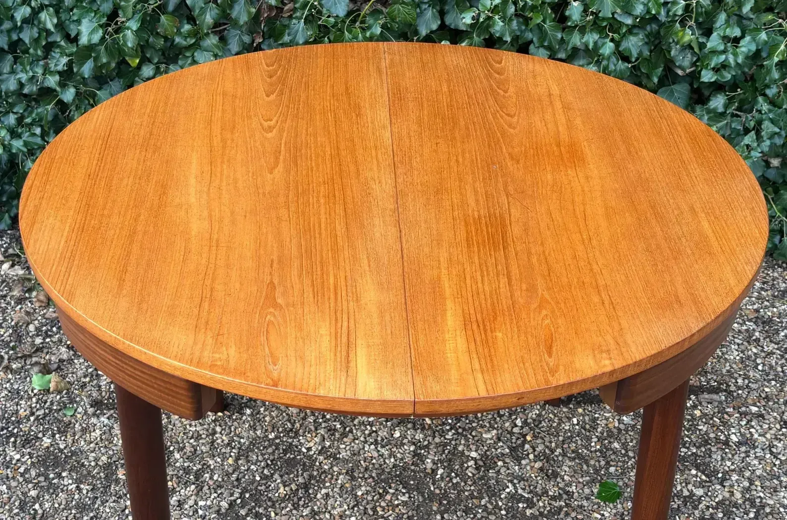 3400.0 Vintage ‘Roundette’ Dining Table & Six Chairs By Hans Olsen For Frem Rojle photo