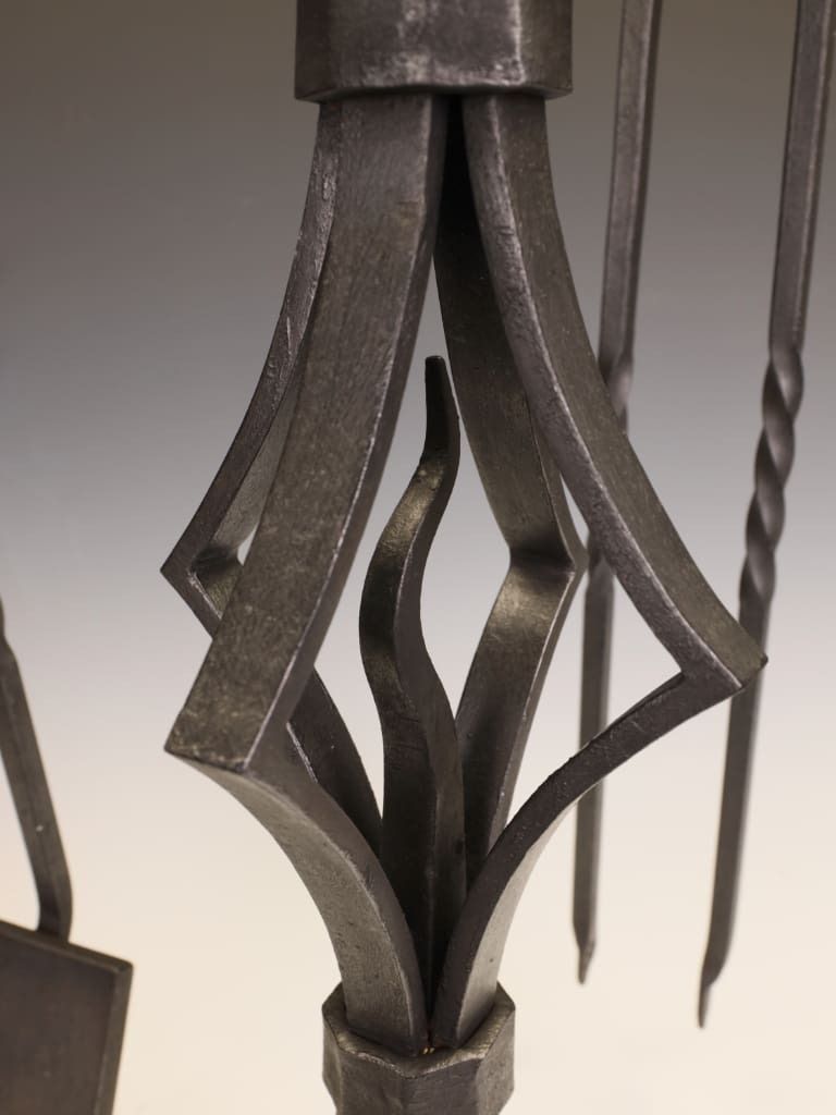 photo for sale Hand Forged Iron Fireside Companion Set | Arts & Crafts / Early 20th Century