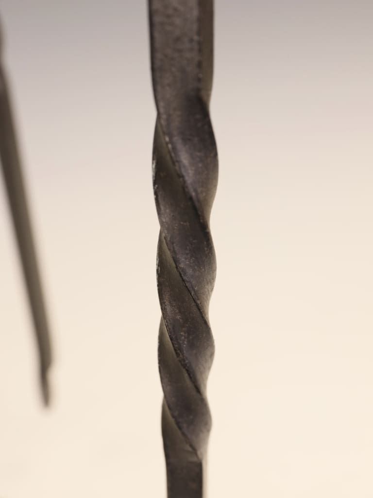 Home Fixtures Hand Forged Iron Fireside Companion Set | Arts & Crafts / Early 20th Century photo