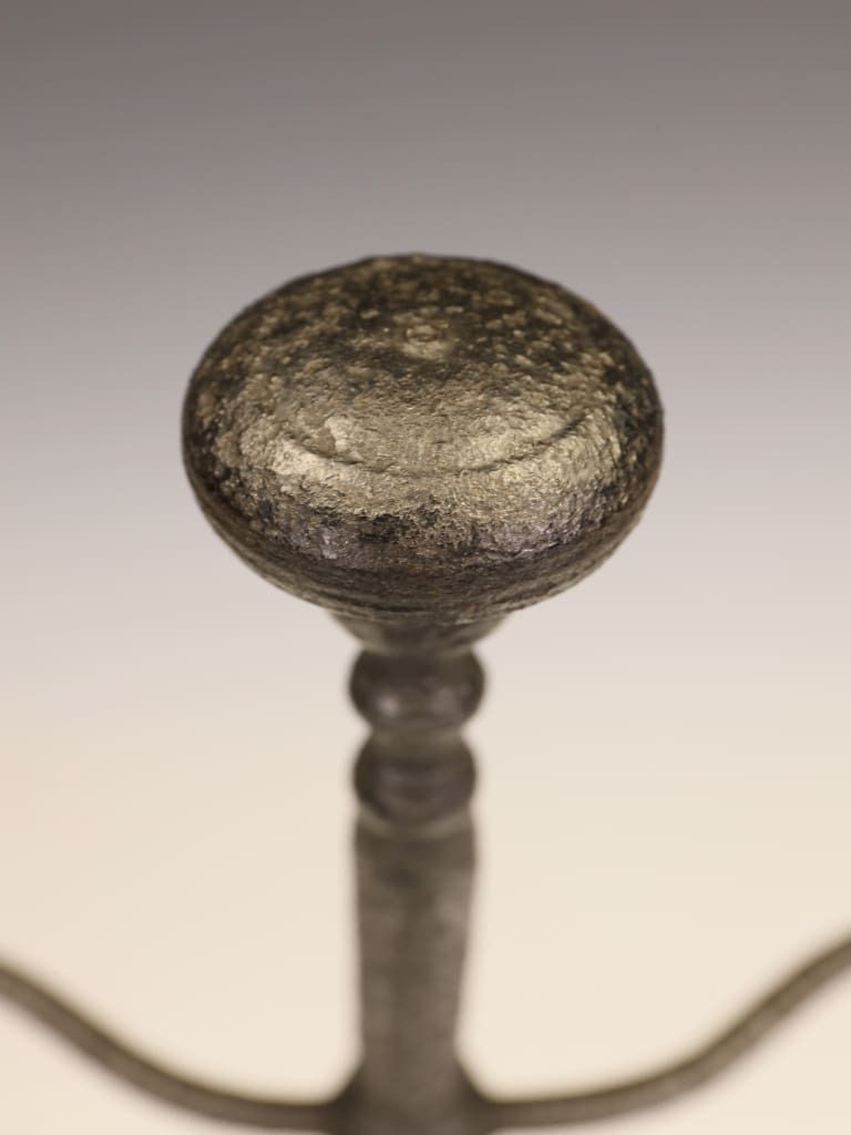 Victorian Cast Iron Fireside Stick Stand With Naturalistic Bird Motif photo vintage