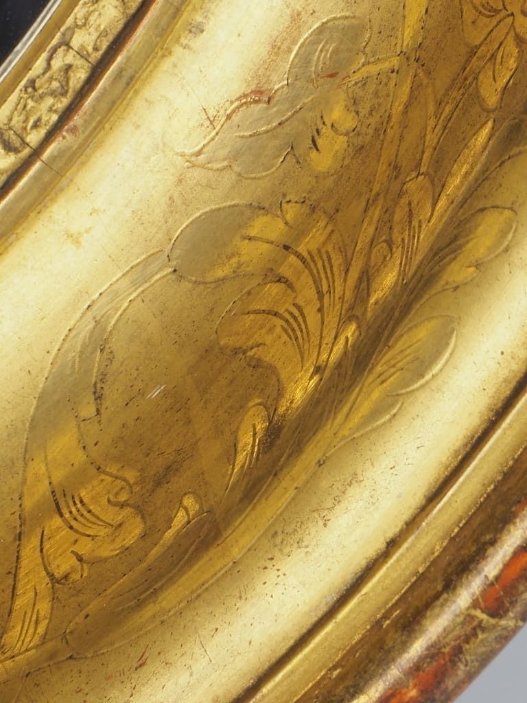 Early 19th Century French Oval Giltwood Mirror Frame (Restauration/Louis Philippe) photo vintage