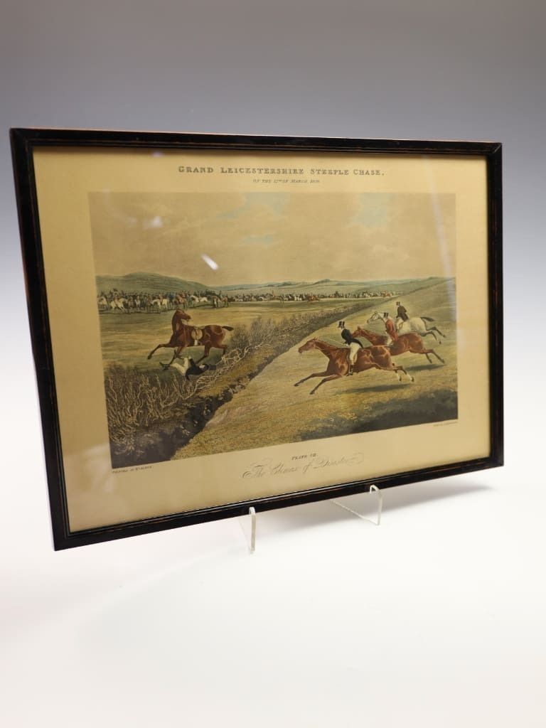 Grand Leicestershire Steeple Chase: "The Climax Of Disaster" By Alken & Bentley, 1830 photo furniture