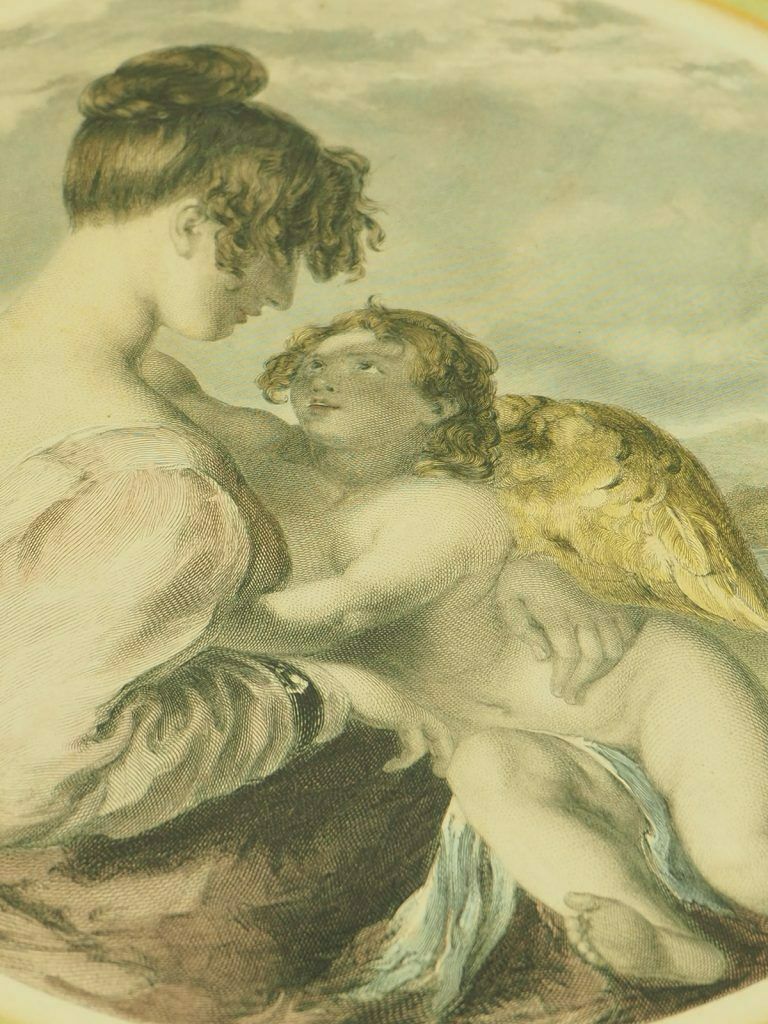 19th Century Original Print  The Dangerous Playmate  By William Etty photo for sale
