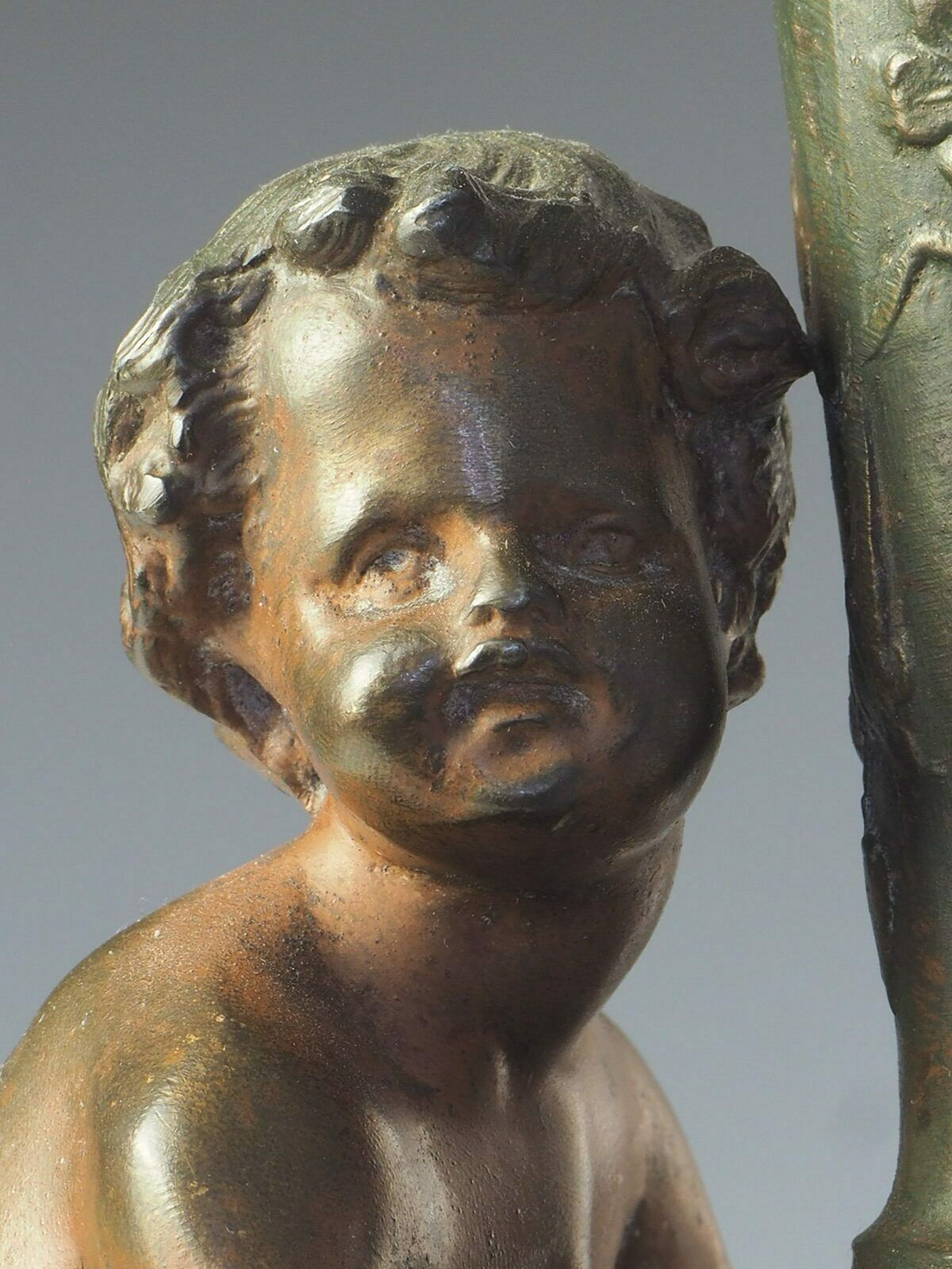 photo buy Pair Of 19th Century French Cherubs ‘Putti’ Flower Vases