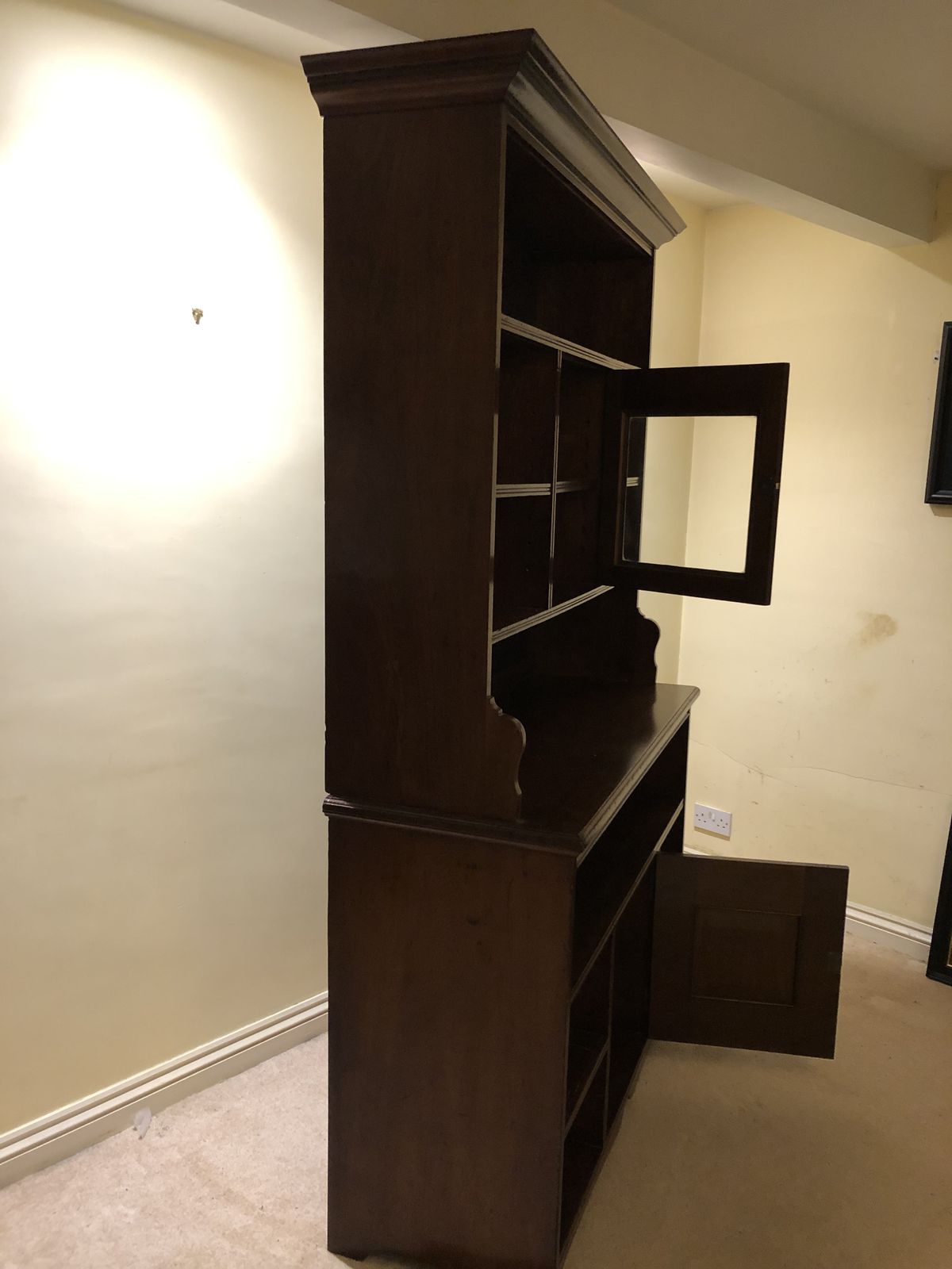 19th Century Sideboard With Dresser Top photo for sale