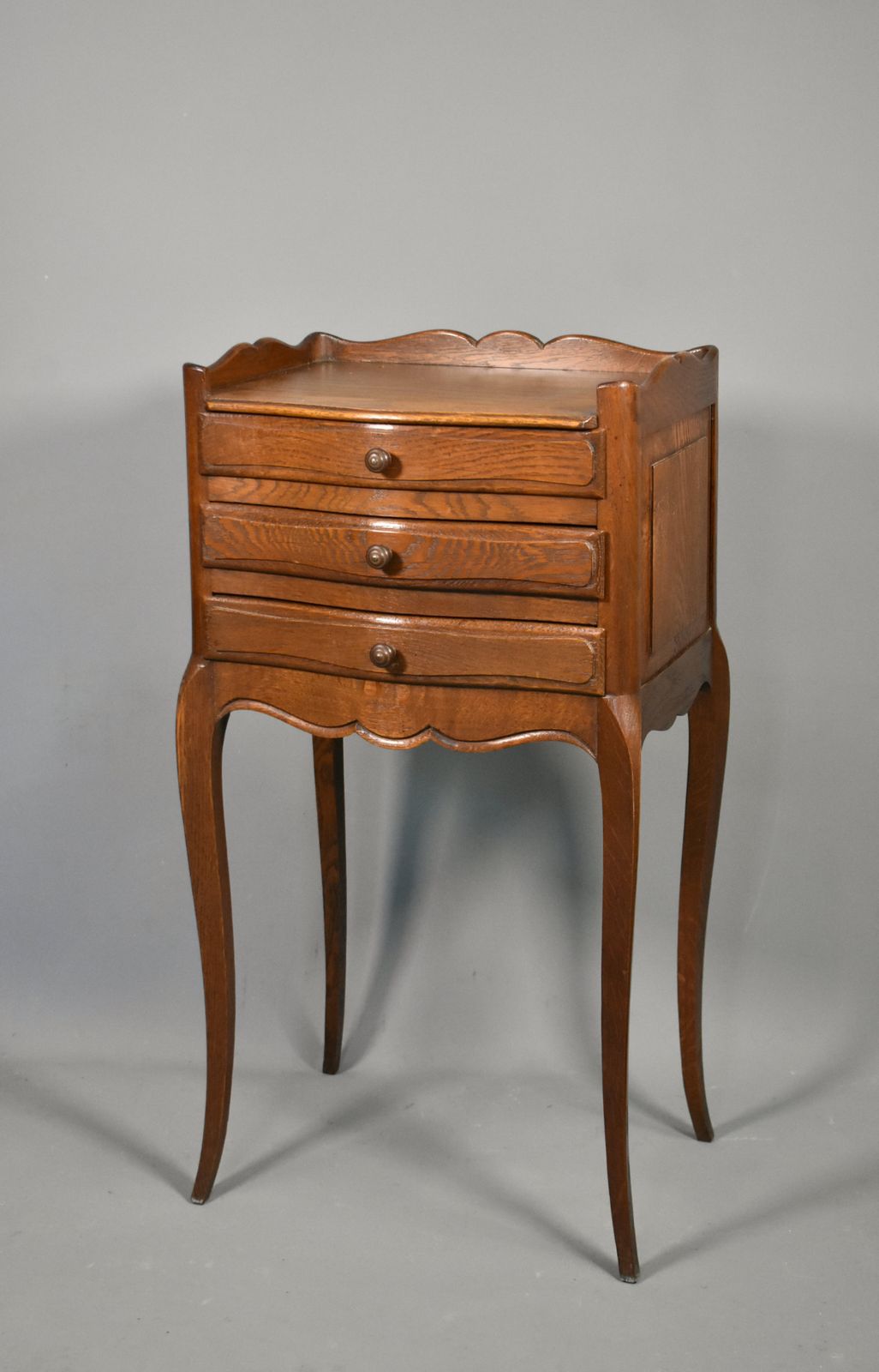 photo buy Pair Of French Oak Bedside Cabinets – Louis XVI Style, Mid Century