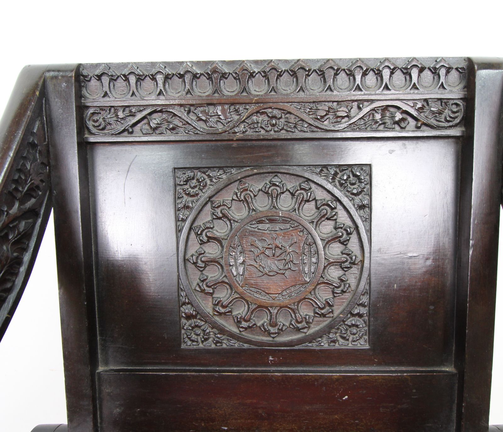 Furniture Set Of 2 Vintage Oak Glastonbury Chairs photo