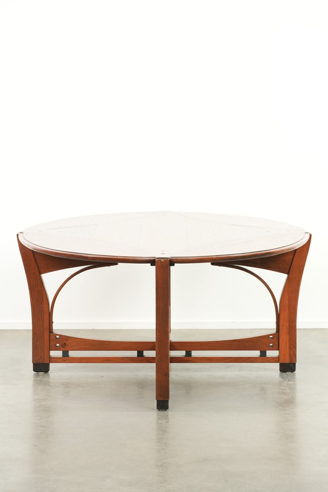 Beautiful And Elegant Oval Art Nouveau Design Coffee Table By Schuitema From The Jugendstil Series, In Good Condition. photo for sale