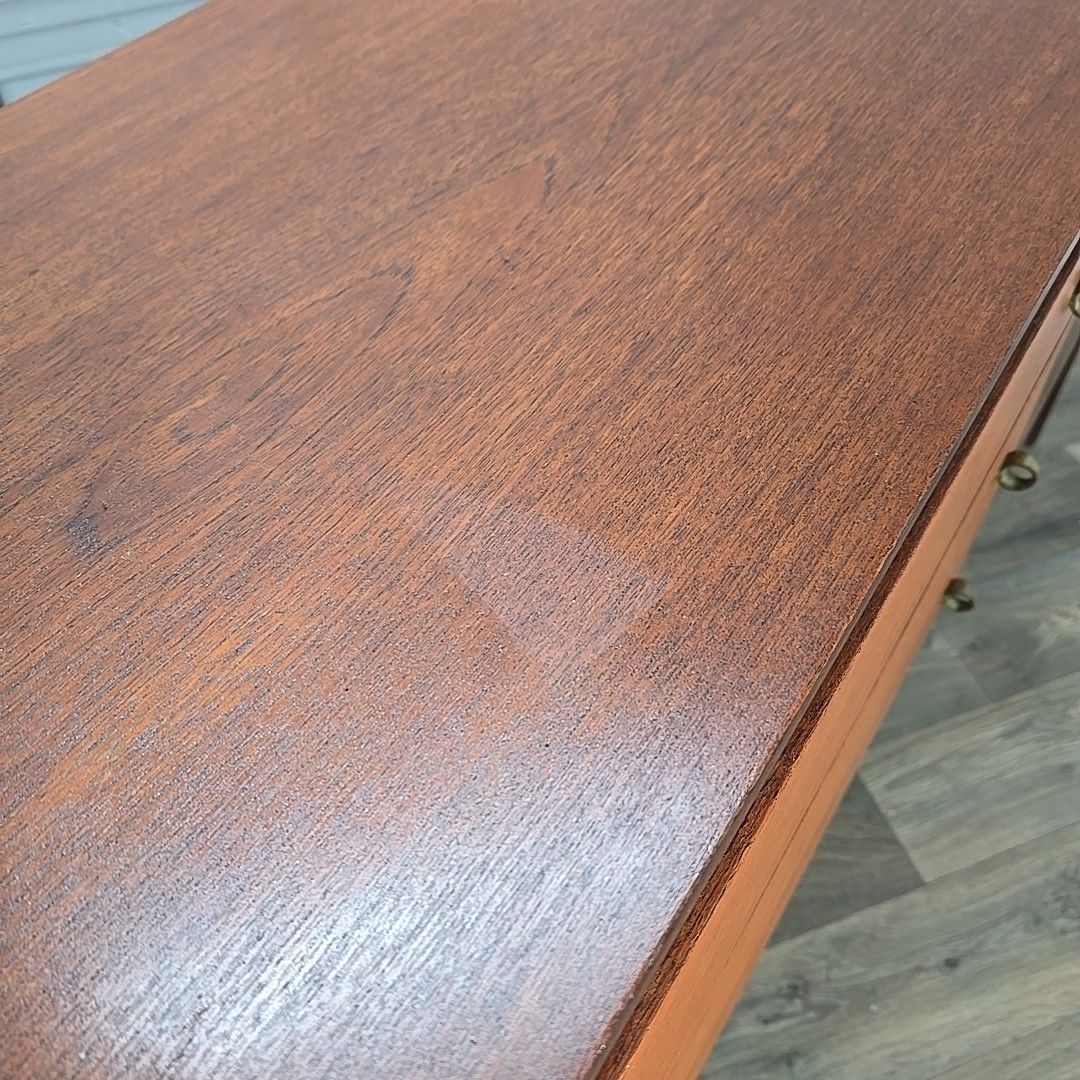 Mid Century Sideboard Archie Shine Teak Credenza Buffet Tv Cabinet Retro photo 850.0