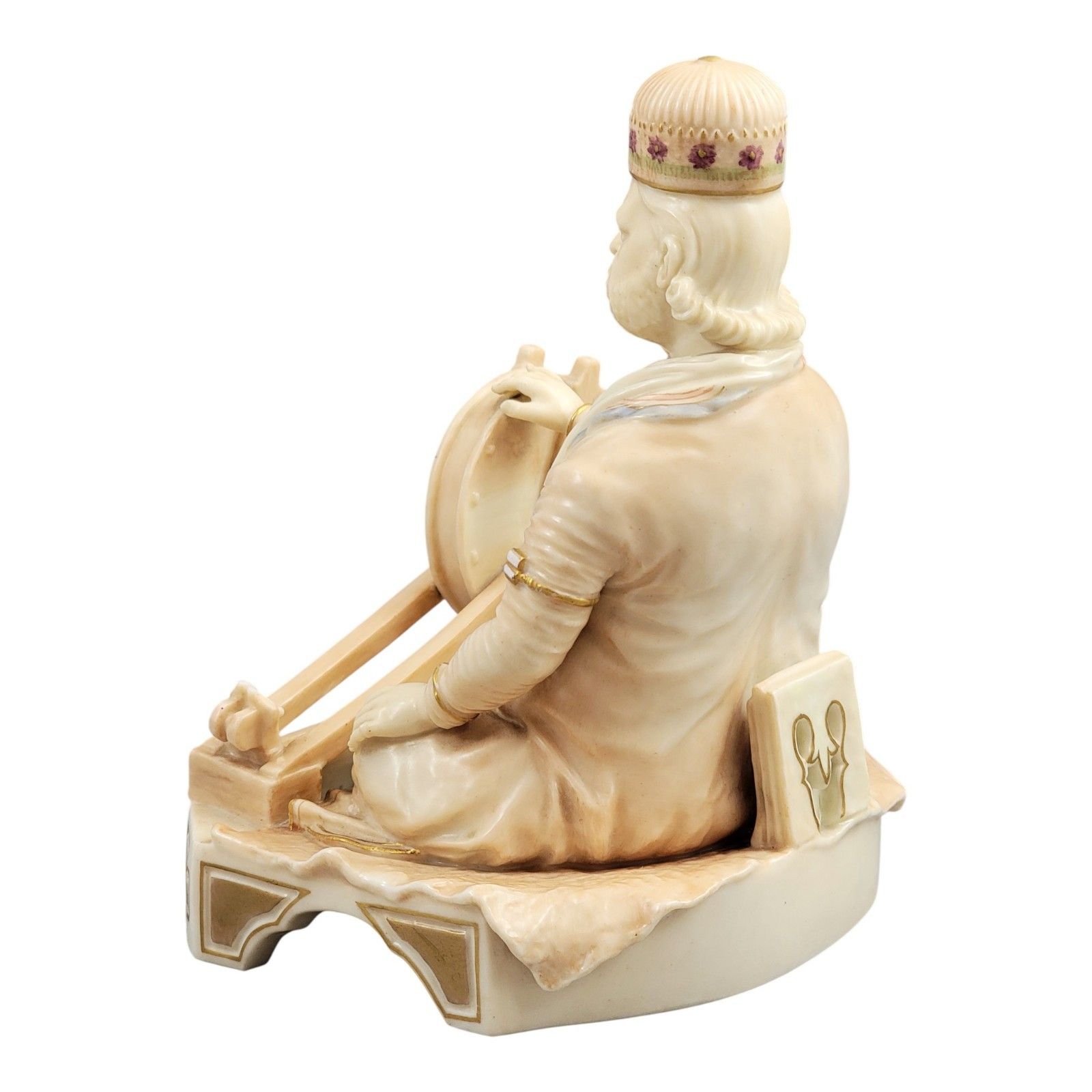 Antique Victorian Royal Worcester Porcelain Figure Shaban, James Hadley, 1888 photo Home Decor