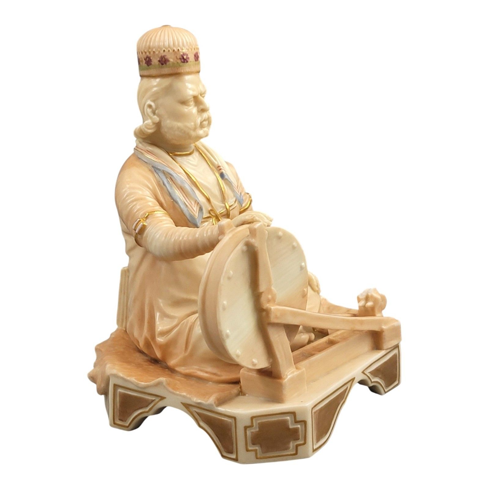 Antique Victorian Royal Worcester Porcelain Figure Shaban, James Hadley, 1888 photo buy