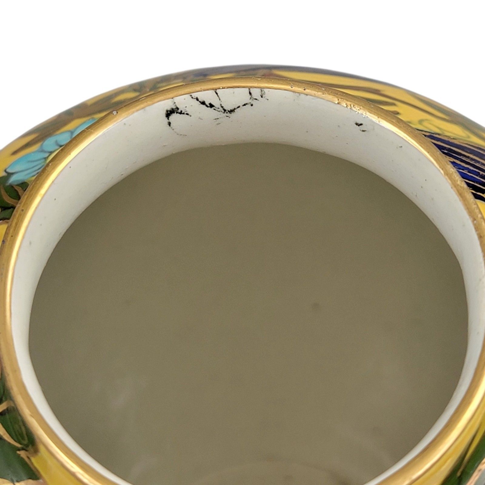 photo for sale Edwardian Mason’s Patent Ironstone Oriental Vases With Exotic Bird, Circa 1915