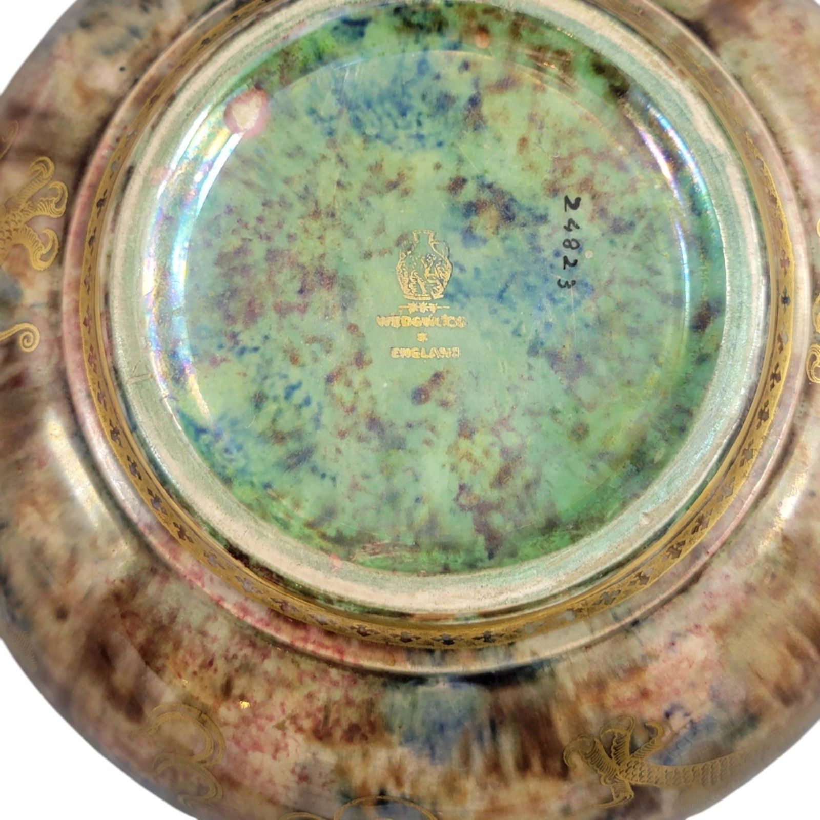 photo buy Edwardian Daisy Makeig Jones Wedgwood Porcelain Large Lustre Bowl, Z4823 C. 1915