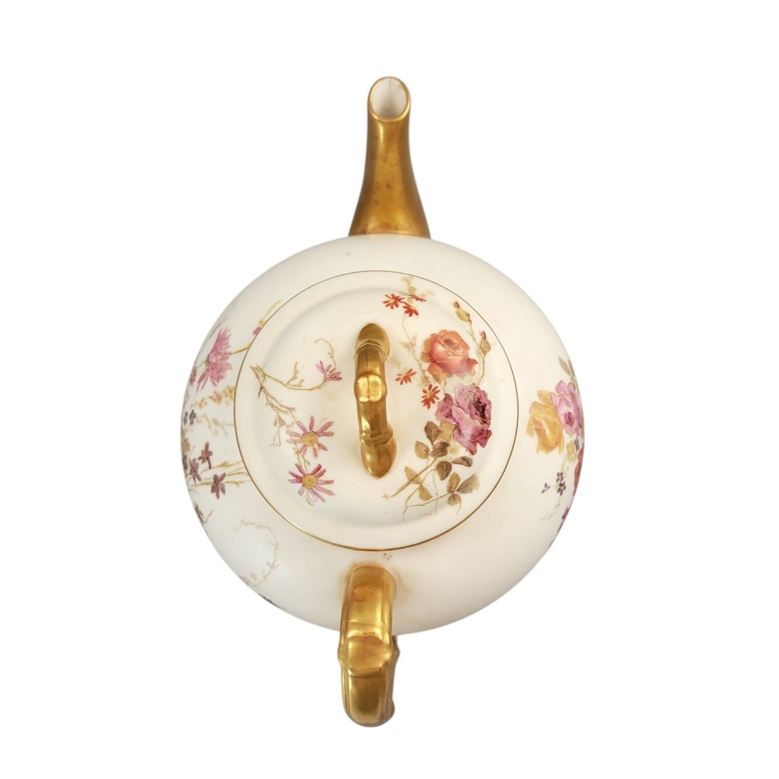 Home Decor Royal Worcester Blush Ivory Tea Set With Teapot, Cup And Saucer, 1893–1894 photo
