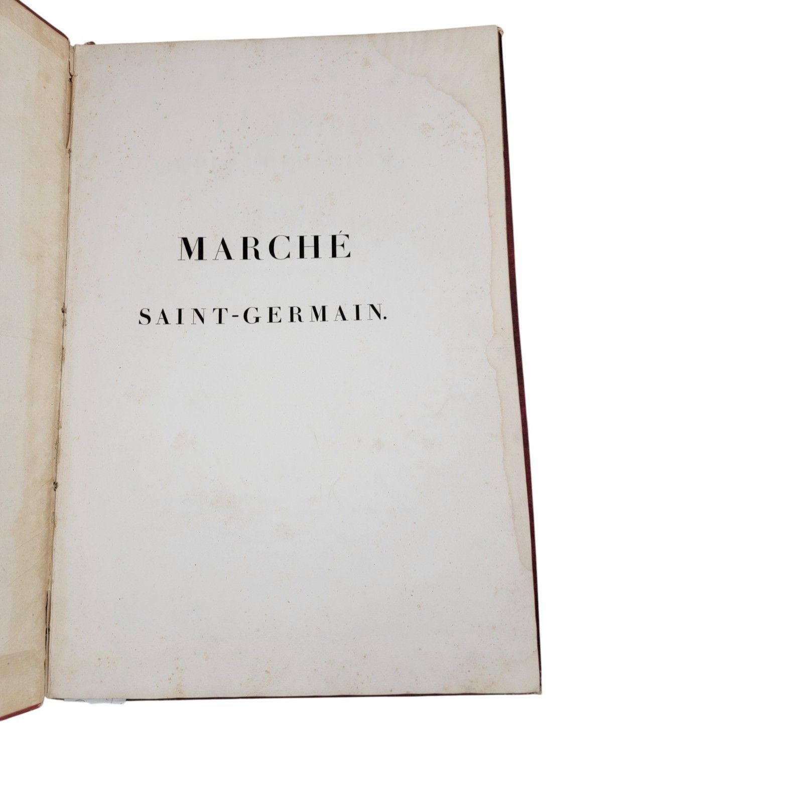1816 Blondel Nouveau Marche Saint Germain Complete 11 Plates Large Folio photo furniture
