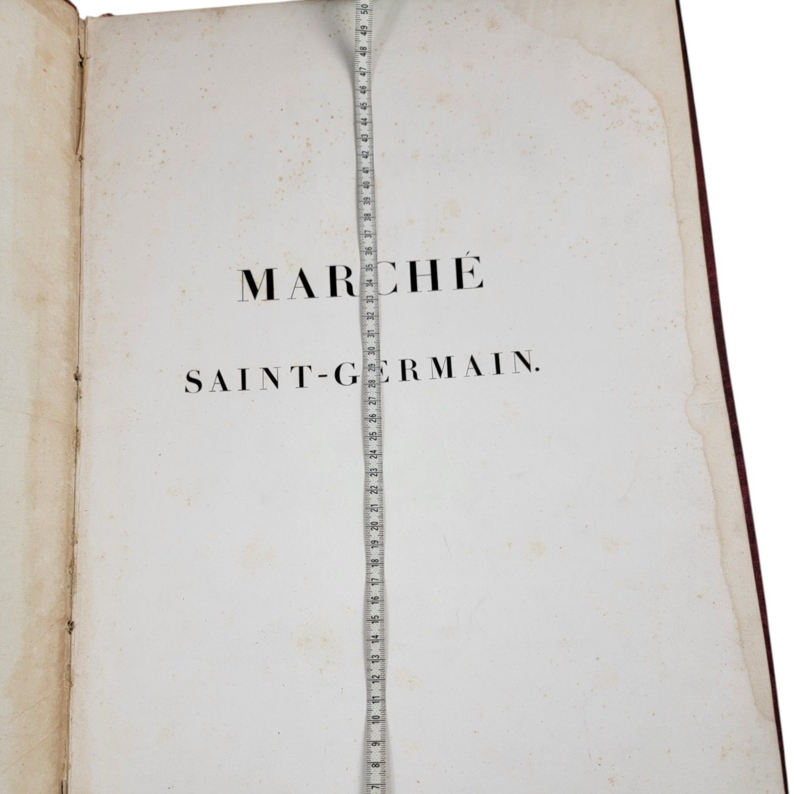 1816 Blondel Nouveau Marche Saint Germain Complete 11 Plates Large Folio photo for sale