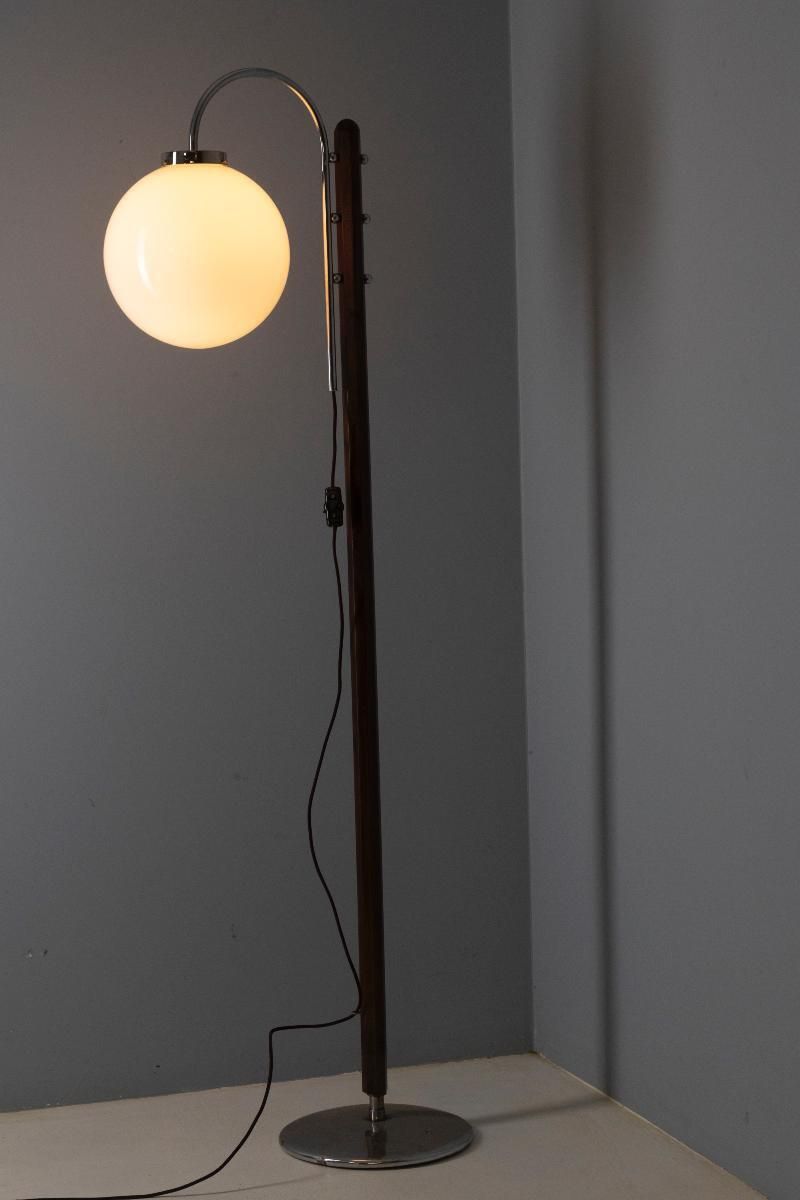Floor Lamp, Jindřich Halabala, 1930s–1940s, Czechoslovakia photo vinterior