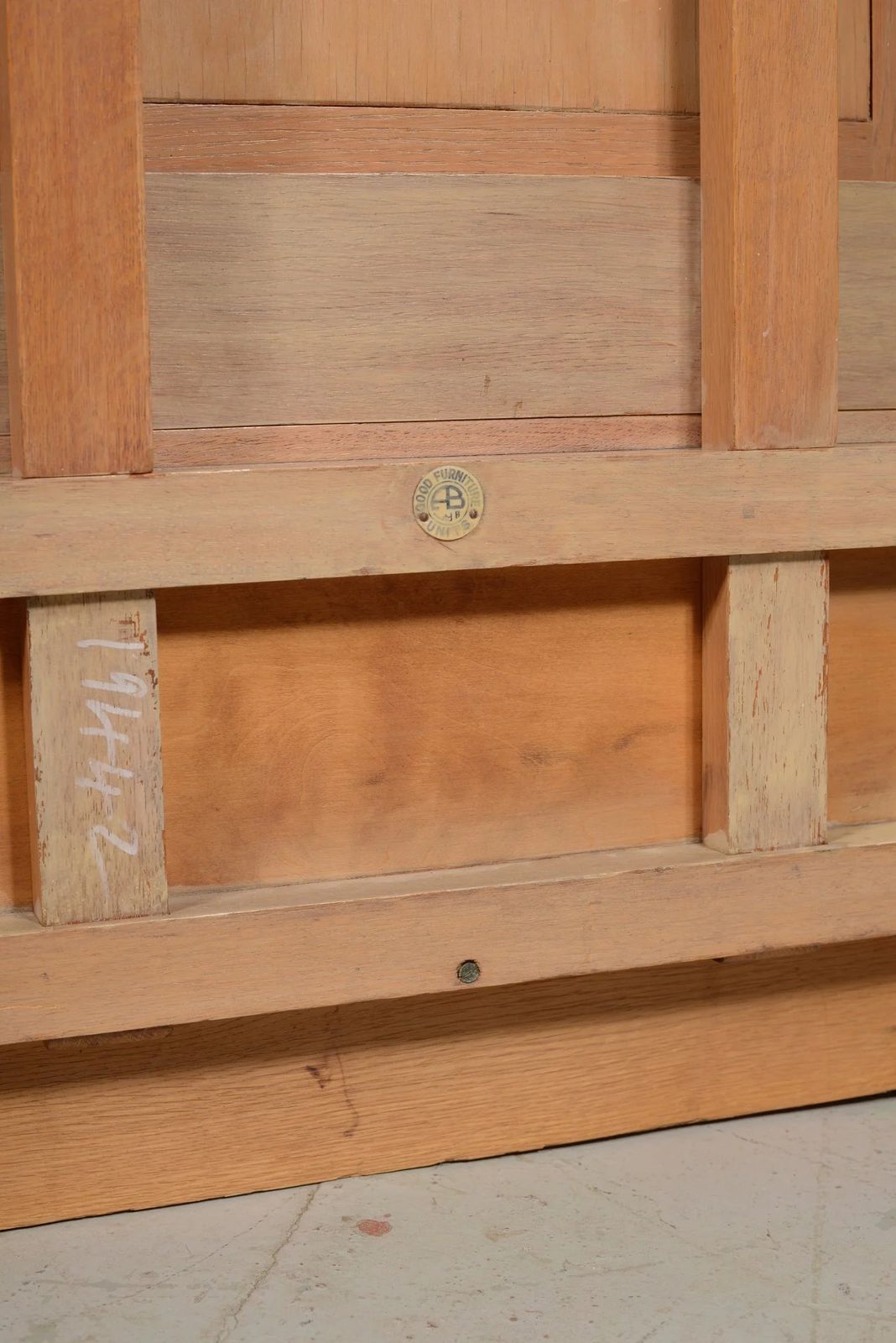A Heal's Style Pale Oak Cheval Dressing Mirror By Good Furniture Units Ltd.   C.1930 photo buy