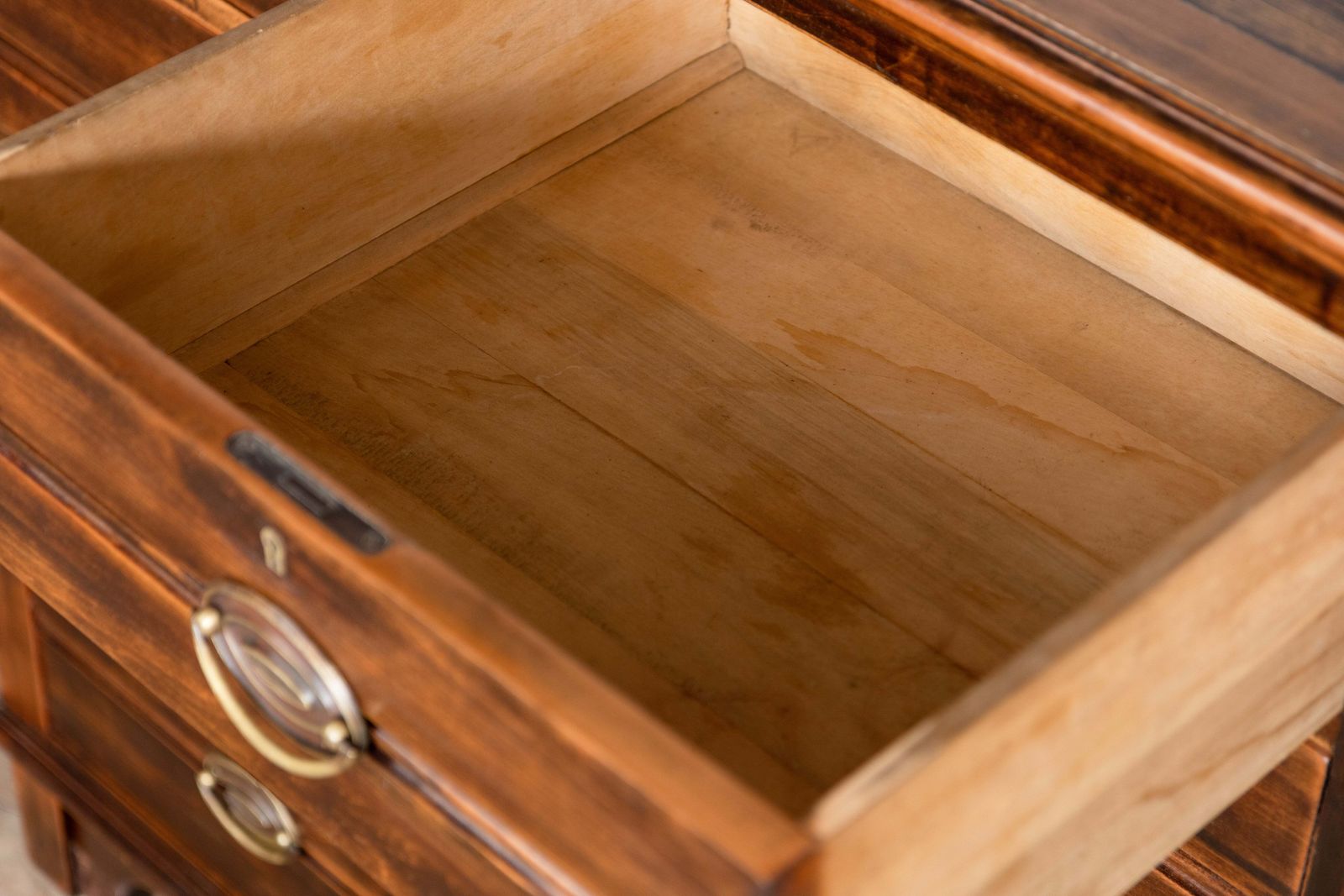 Rustic Country Antique Fruitwood Chest Of Drawers photo for sale