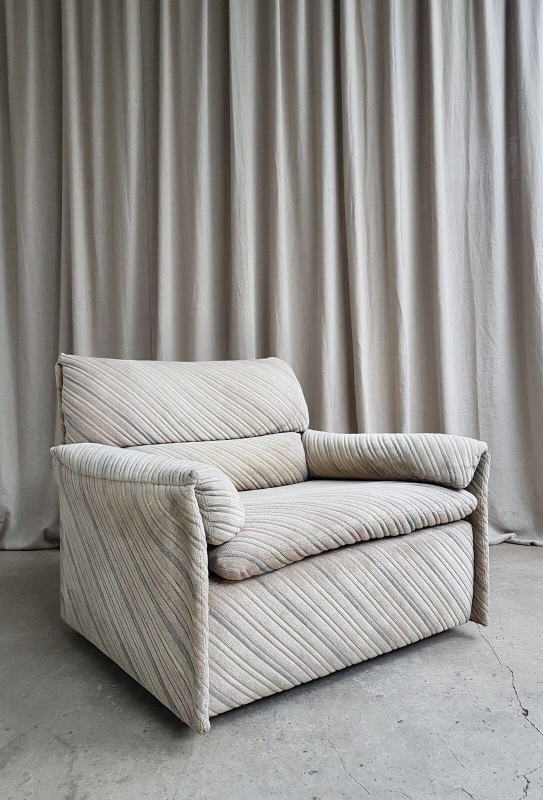 Vtg Mid Century Italian Armchair Lounge Chair By Alberto Rosselli Saporiti Rc75 photo buy