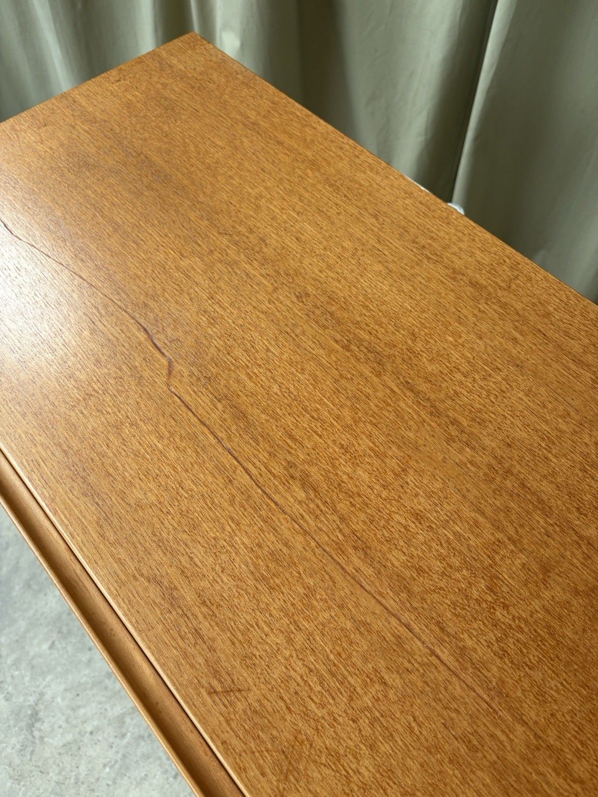photo furniture Vtg Mid Century Compact Sideboard Media Cabinet Scandi Danish Retro R1130
