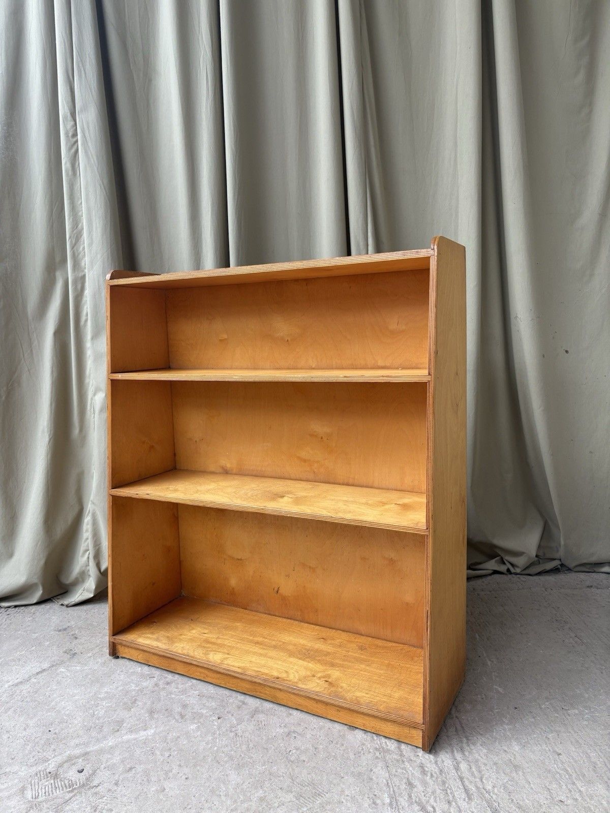 Vtg Late Mid Century Freestanding Bookcase  Scandi Danish Retro R1131 photo for sale