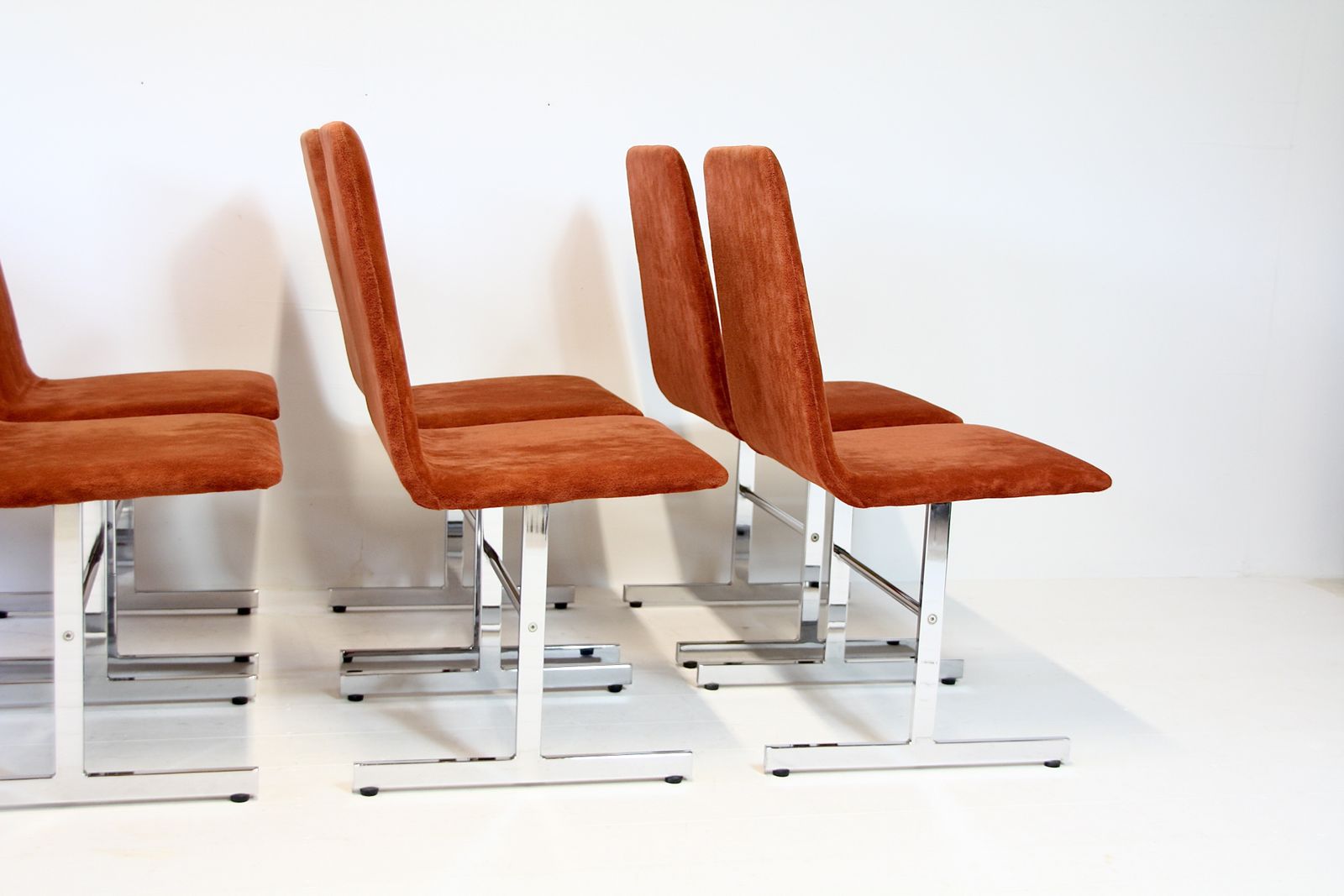 1650.0 8 Vintage Lisse Dining Chairs By Tim Bates For Pieff 1970s photo