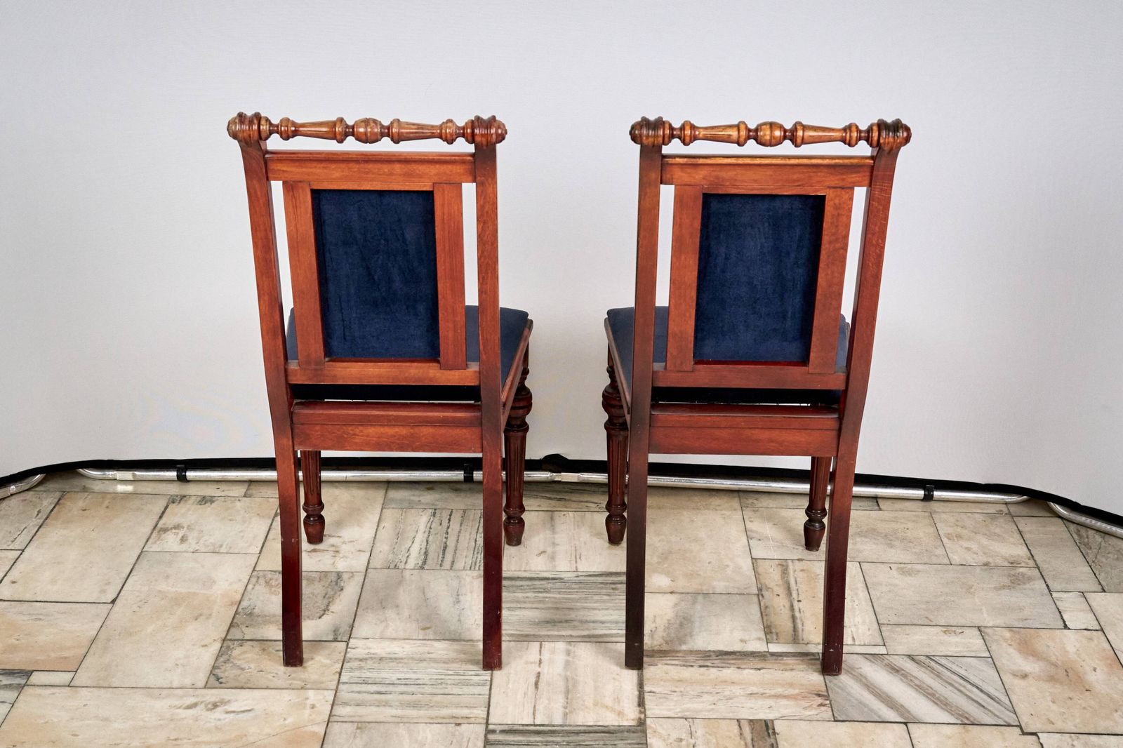 Set Of 2 Eclectic Style Chairs Fameg Radomsko, 1970s/80s photo 519.0