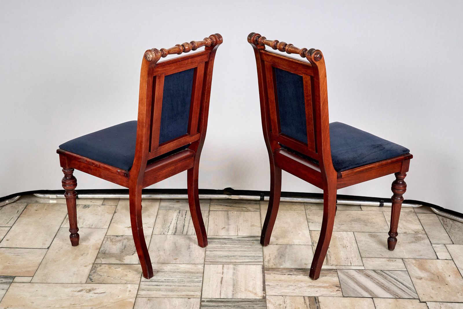 Set Of 2 Eclectic Style Chairs Fameg Radomsko, 1970s/80s photo vinterior