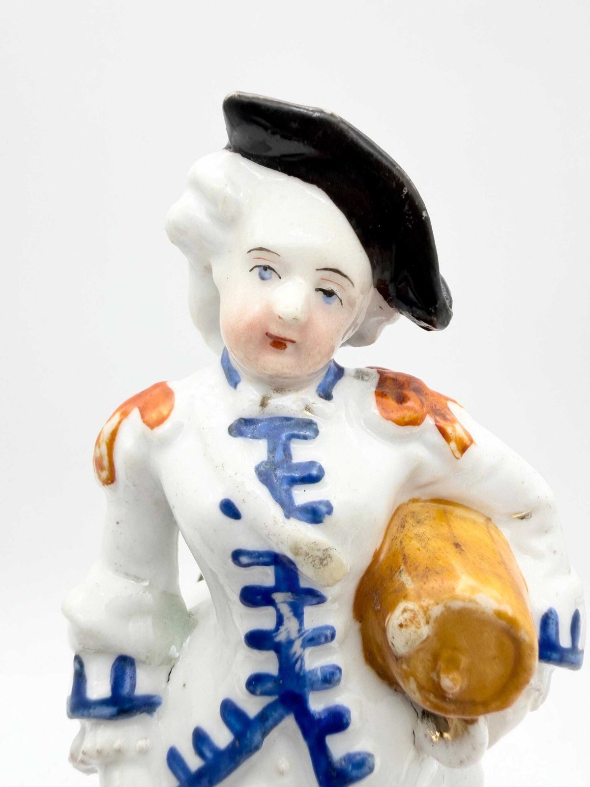 Antique Dresden Sailor Figurine, Hand Painted German Figurine, Collectible European Figurine photo Home Decor