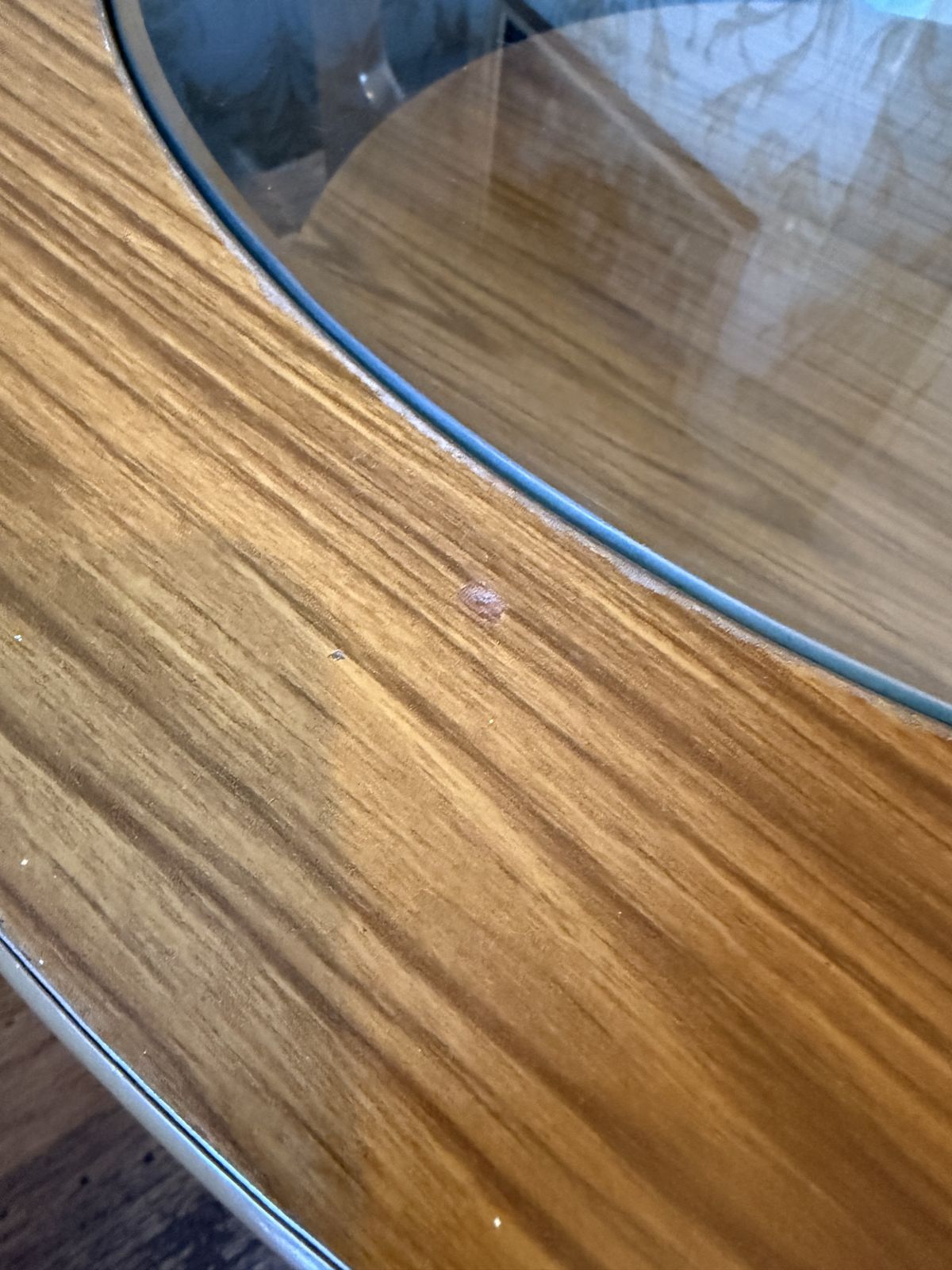 Mid Century Modern Round Coffee Table   Schreiber "Astro" Style (84cm) photo Furniture