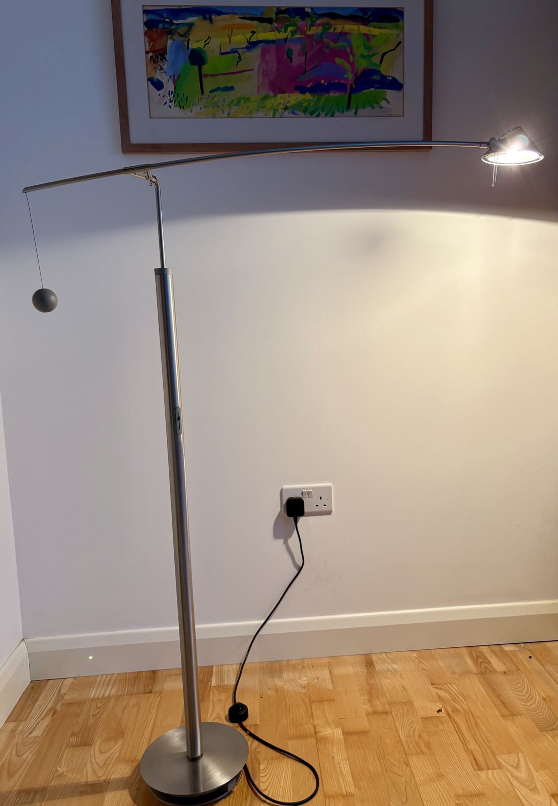 Artemide Nestore Lettura Floor Lamp. Carlo Forcolini. 1988 photo vintage