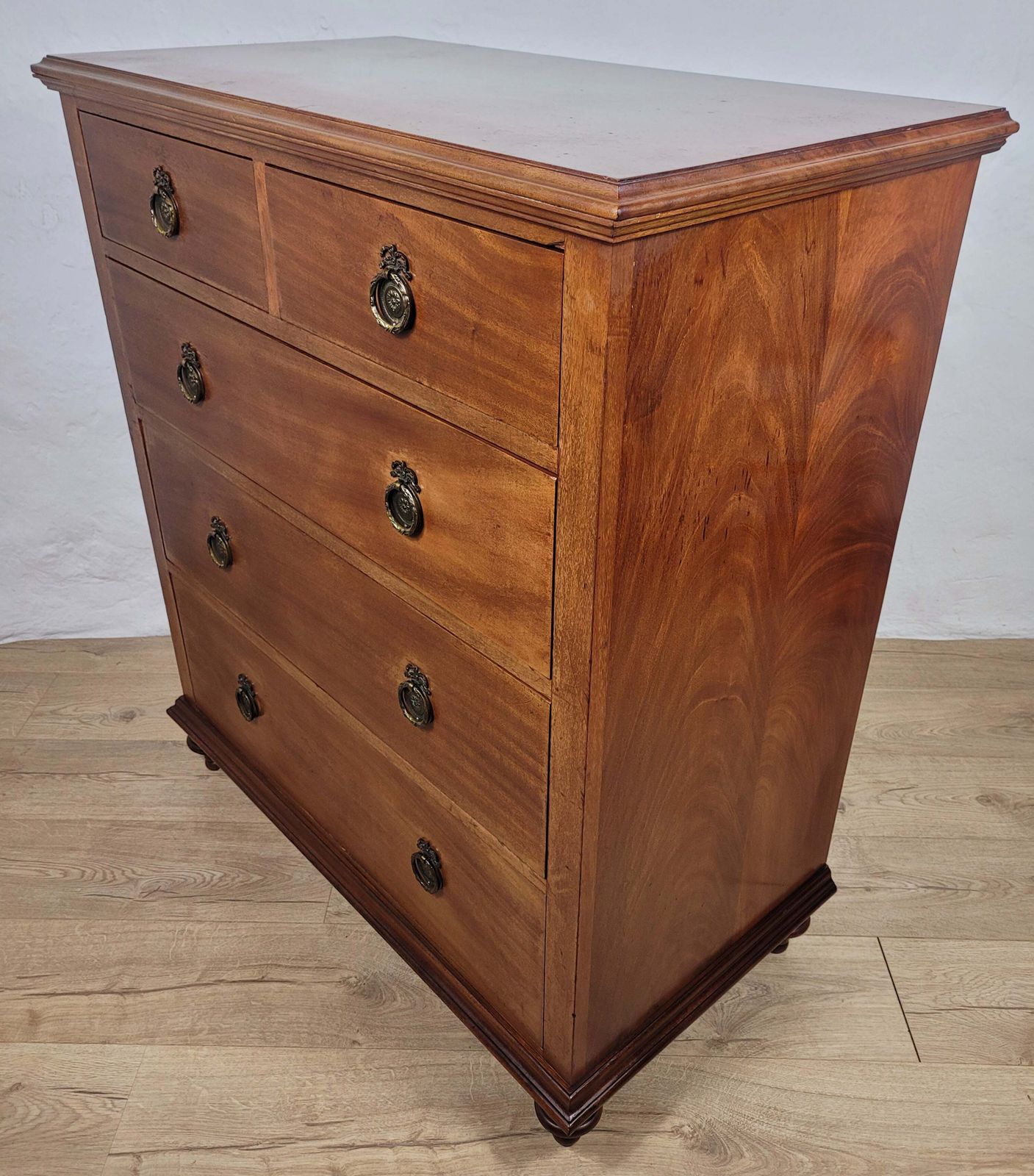 Edwardian Chest Of Drawers 2 Over 3 1910s photo Furniture